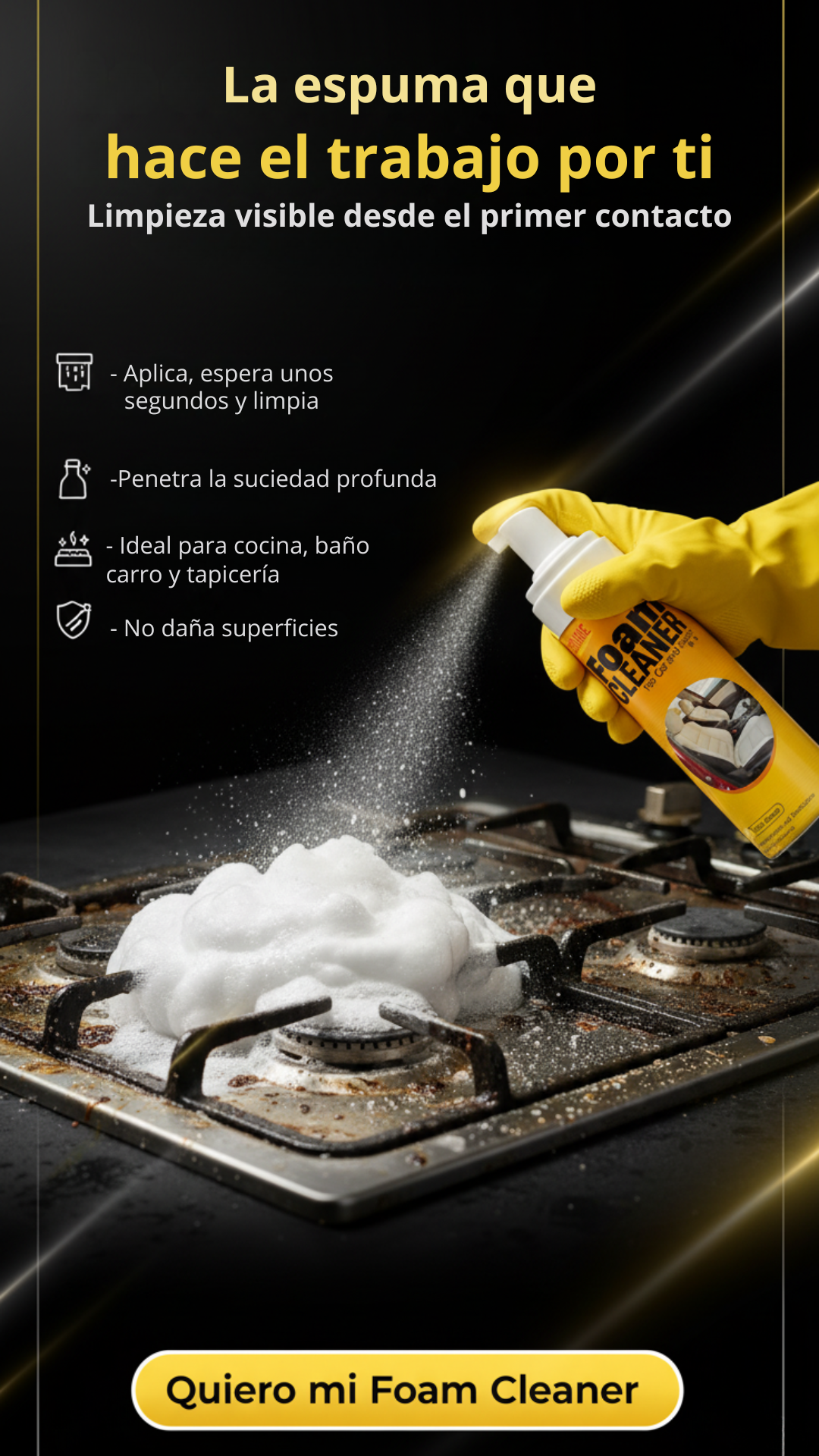ULTRA ESPUMA LIMPIADORA TODO EN 1 | FOAM CLEANER